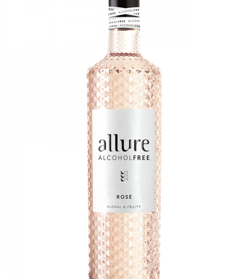 Allure alkoholmentesített rozé desszertbor